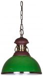 318-503-01 Velante Светильник подвесной, 1 лампа, античная бронза, зеленый