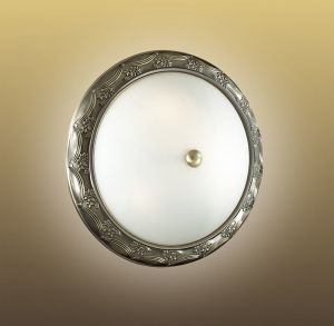 3303-Sonex Настенно-потолочный светильник Deka, 3 лампы, бронза, белый