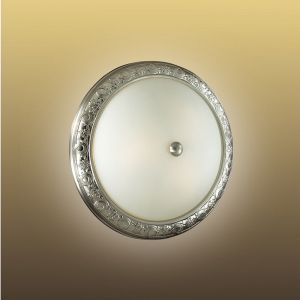 3305-Sonex Светильник настенно-потолочный Vist, 2 лампы, серебро, белый