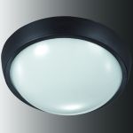357184 Novotech Светильник настенно-потолочный уличный светодиодный Opal, 1 плафон, черный, белый