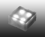 357249 Novotech Светильник садовый светодиодный на солнечных батареях Tile, 1 плафон, белый