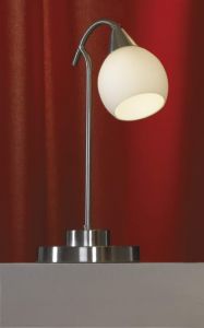 LSC-2604-01 LUSSOLE Настольная лампа из серии Pitigliano, никель, 1 плафон 