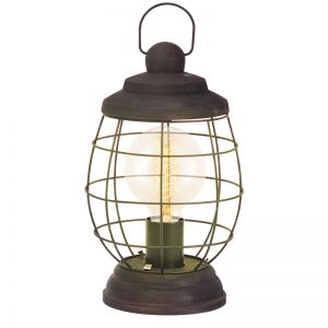 49288-Eglo Настольная лампа Vintage, 1 плафон, коричневый