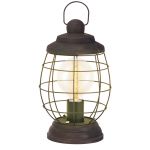 49288-Eglo Настольная лампа Vintage, 1 плафон, коричневый
