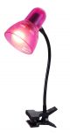 54853-Globo Настольная лампа Clip, 1 плафон, розовый