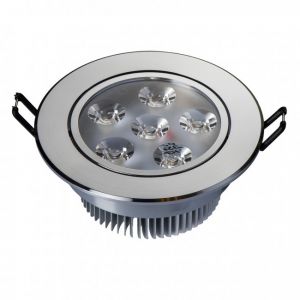 637013606 MW-Light Светильник встраиваемый поворотный светодиодный Круз, 1 лампа, хром, теплый (3000K)
