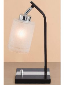 CL156811 Citilux Настольная лампа Модерн Фортуна, 1 плафон, хром, венге, белый, прозрачный