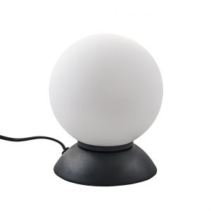 813917-Globo Настольная лампа, 1 лампа, черный, белый