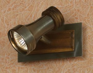 LSL-7101-01 LUSSOLE Cпот из серии Novara, бронза, коричневый, дерево, 1 лампа 