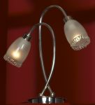 LSL-3204-02 LUSSOLE Настольная лампа из серии Bareggio, хром, 2 плафона 