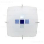 90047/73 Brilliant Светильник настенно-потолочный Kaya, 1 плафон, хром, белый с синим