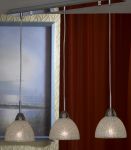 LSF-1606-03 LUSSOLE Подвесной светильник из серии Zungoli, хром, 3 плафона
