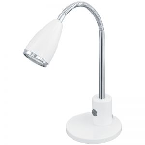 92872-Eglo Настольная лампа Fox, 1 плафон, белый с хромом
