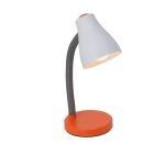92931/77 Brilliant Настольная лампа Borgo, 1 плафон, серый с оранжевым, белый