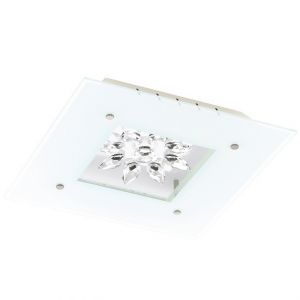 93573 Eglo Светильник настенно-потолочный светодиодный Benalua, 4 лампы, никель, белый