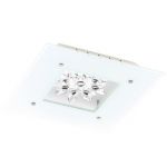 93573-Eglo Светильник настенно-потолочный светодиодный Benalua, 4 лампы, никель, белый