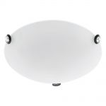 93624-Eglo Светильник настенно-потолочный светодиодный Cafiera, 1 плафон, белый с черным