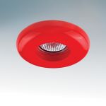 002751 Lightstar Светильник встраиваемый Infanta, 1 лампа, круглый, красный