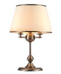 94804/31 Brilliant Настольная лампа Michone, 3 лампы, бронза, белый