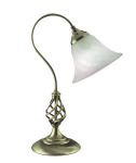 94806/31 Brilliant Настольная лампа Julia, 1 плафон, бронза, белый