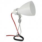 A1409LT-1WH Arte Lamp Настольная лампа на прищепке Dorm, 1 плафон, белый с хромом