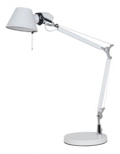 A2098LT-1WH ArteLamp Настольная лампа, 1 плафон, белый, хром, черный