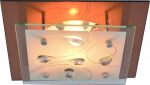 A4042PL-1CC Arte Lamp Светильник настенно-потолочный Tiana, 1 плафон, янтарный с белым и прозрачным