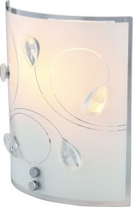 A4046AP-1CC Arte Lamp Светильник настенный Merida, 1 плафон, хром с белым и прозрачным