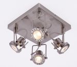 A4300PL-4SS Arte Lamp Спот, 4 лампы, серебро матовое 