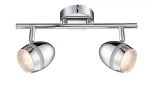 A6701PL-2CC Arte Lamp Спот светодиодный Bombo, 2 плафона, хром с прозрачным и белым