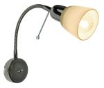 A7009AP-1BC Arte Lamp Спот с гибким рожком, 1 плафон, черный, белый