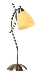A8612LT-1AB Arte Lamp Настольная лампа Panna, 1 плафон, бронза с бежевым