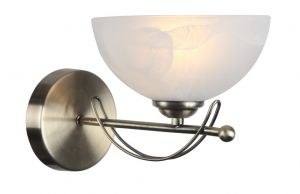 A8615AP-1AB Arte Lamp Бра Ninna, 1 плафон, бронза, белый