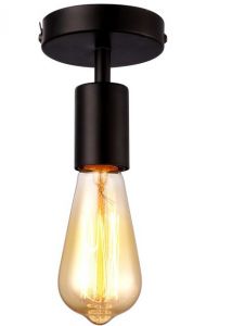 A9184PL-1BK Arte Lamp Потолочный светильник, 1 лампа, черный
