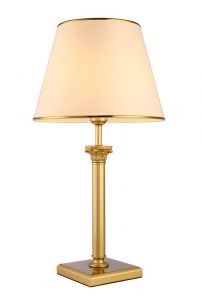 A9185LT-1SG Arte Lamp Настольная лампа Budapest, 1 лампа, белый, золотой
