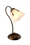 A9233LT-1BR Arte Lamp Настольная лампа Avanti, 1 плафон, коричневый с золотом, белый