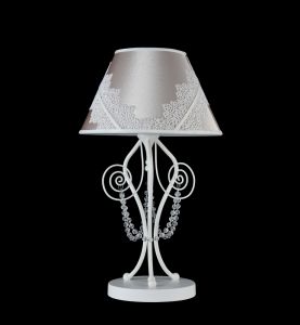 ARM042-11-W Настольная лампа Lucy, 1 лампа, бежевый, белый 