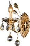 A8259AP-1GO Arte Lamp Бра Renaissance, 1 лампа, золотой, прозрачный хрусталь