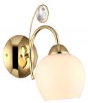 A9549AP-1GO Arte Lamp Бра Millo, 1 лампа, белый, золотой