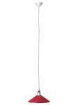 56477/89 Brilliant Подвесной светильник, из серии Chris, 1 лампа, серебро, бордовый