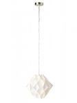 56670/05 Brilliant Подвесной светильник, из серии Branka, 1 лампа, никель, белый