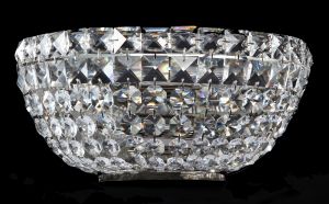 C100-WB1-N Maytoni Бра хрустальное Diamant, 1 лампа, никель