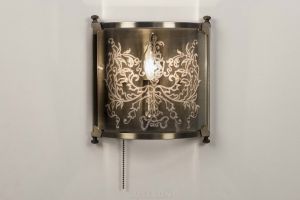 CL408313 Citilux Светильник настенный Версаль, 1 плафон, бронза, белый с прозрачным