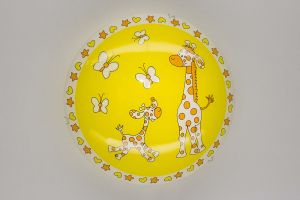 CL917001 Citilux Светильник настенно-потолочный светодиодный Жирафы, 1 плафон, желтый с белым и оранжевым