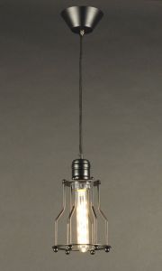 CL450201 Citilux Подвес Эдисон, 1 лампа, черный с хромом