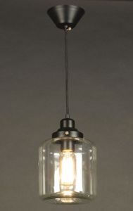 CL450206 Citilux Подвес Эдисон, 1 лампа, черный, прозрачный