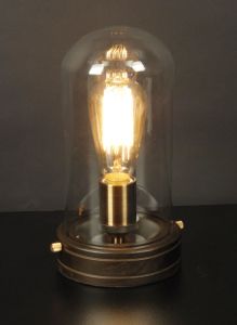 CL450801 Citilux Настольная лампа Эдисон, 1 лампа, бронза, прозрачный