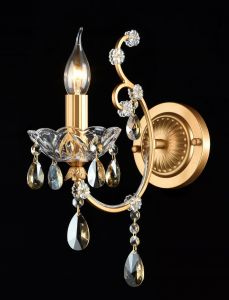 DIA004-01-G Maytoni Бра Sevilla, 1 лампа, золото с прозрачным, шампань