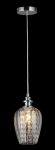 F004-11-N Maytoni Подвес хрустальный Fusion, 1 лампа, никель, прозрачный