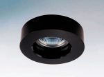 006117 Lightstar Светильник встраиваемый Lei, 1 лампа, круглый, хром, черный